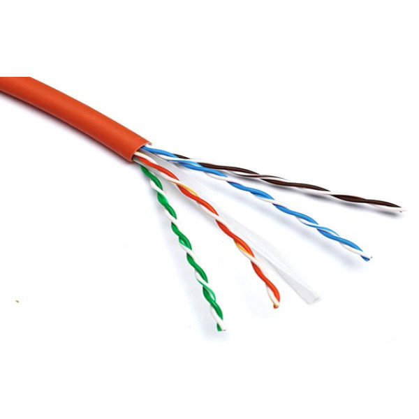 Excel Solid Cat6 Cable U/UTP LSOH Dca 305m Bx Oran...
