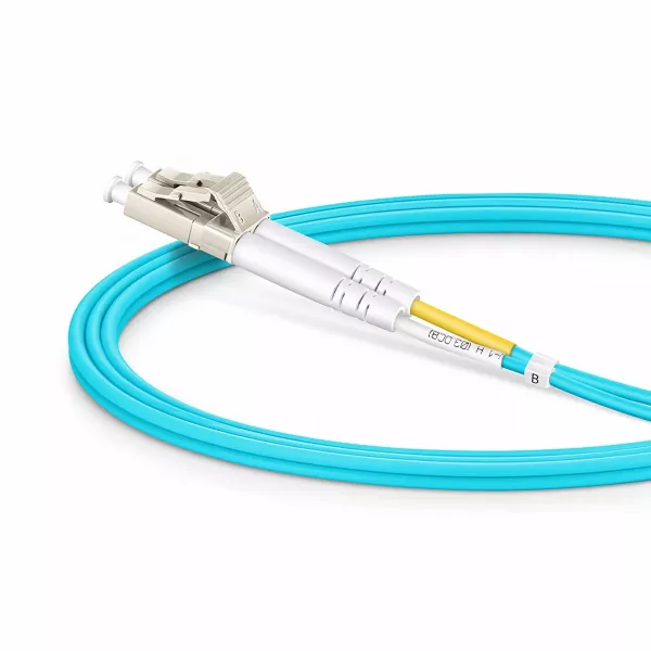 FS.COM 1m (3ft) LC UPC to LC UPC Duplex OM4 Multimode PVC (OFNR) 2.0mm Fiber