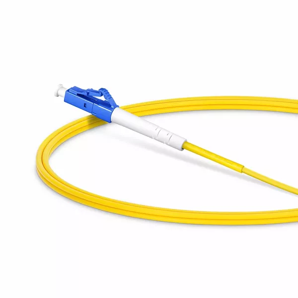  FS.COM 2m (7ft) LC UPC to LC UPC Simplex OS2 Single Mode, Riser (OFNR) 2.0mm Yellow