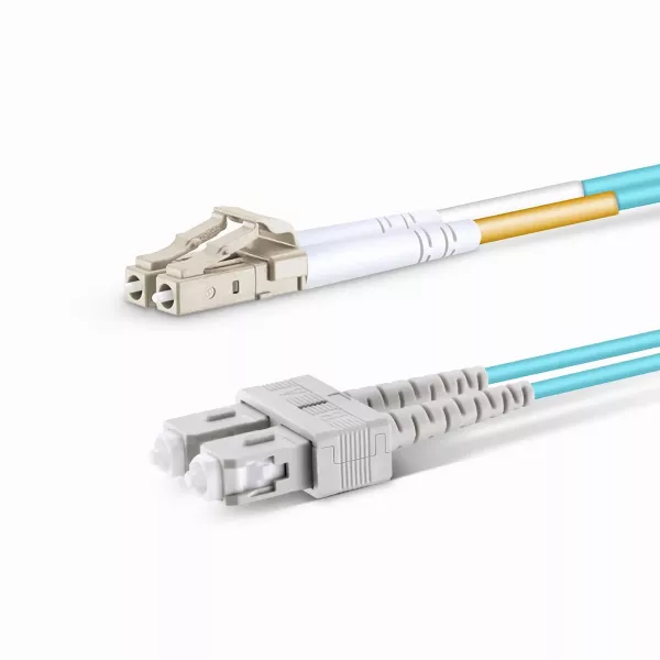 FS.COM 2m (7ft) LC UPC to LC UPC Duplex OM4 Multimode PVC (OFNR) 2.0mm Fiber