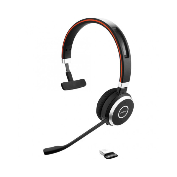 Headset Wireless Jabra Evolve 65 SE, Link380a MS M...