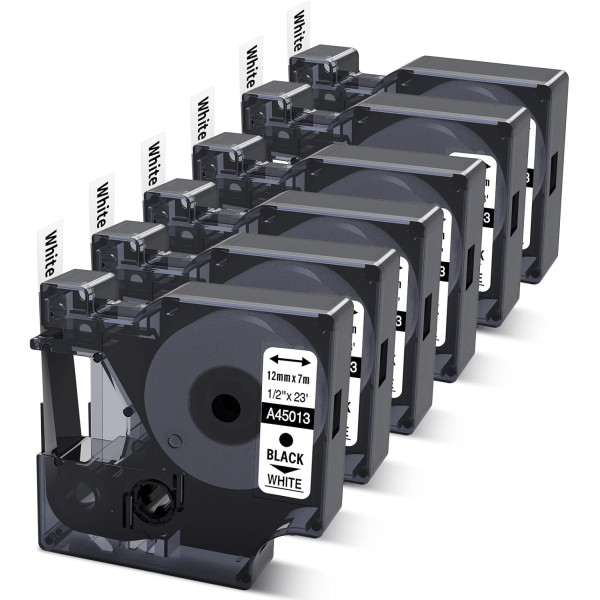 Dymo label cartridge 12 mm × 7 m (1/2" × 23...