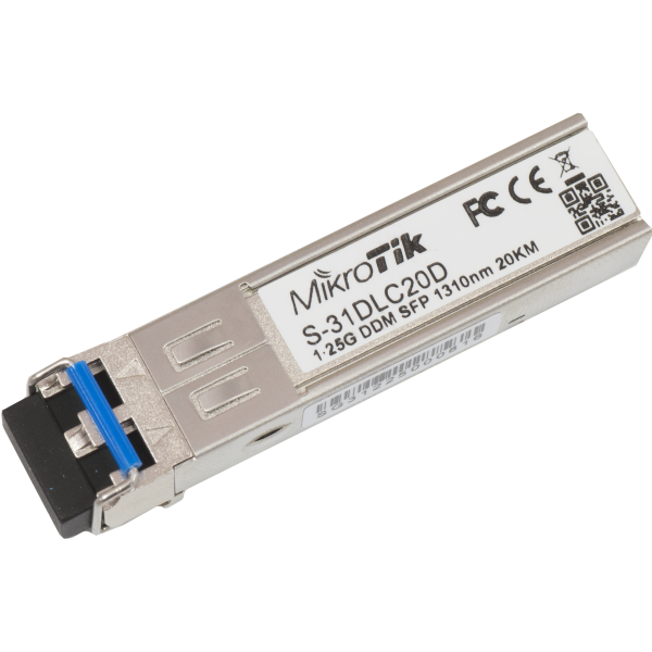 SFP Mikrotik S-31DLC20D 1.25G Single Mode