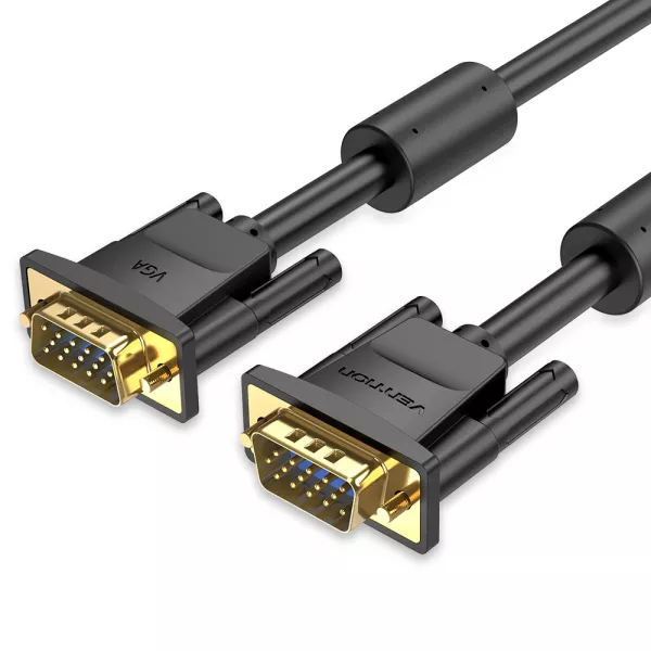 Vention VGA with ferrite cores 10M Black (DAEBL)
