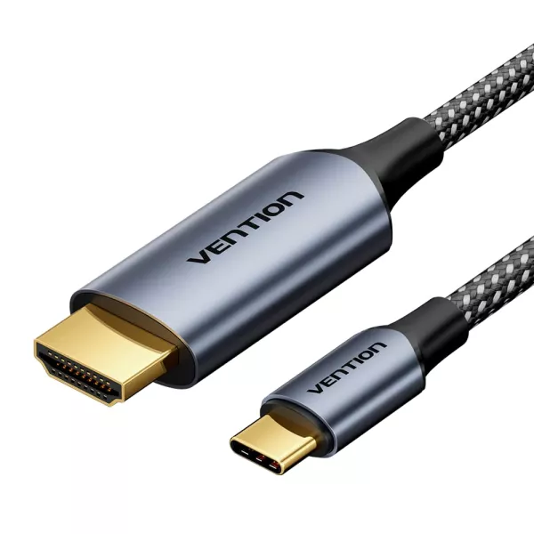 Vention Cotton Braided USB-C to HDMI-A Cable 4K 1....