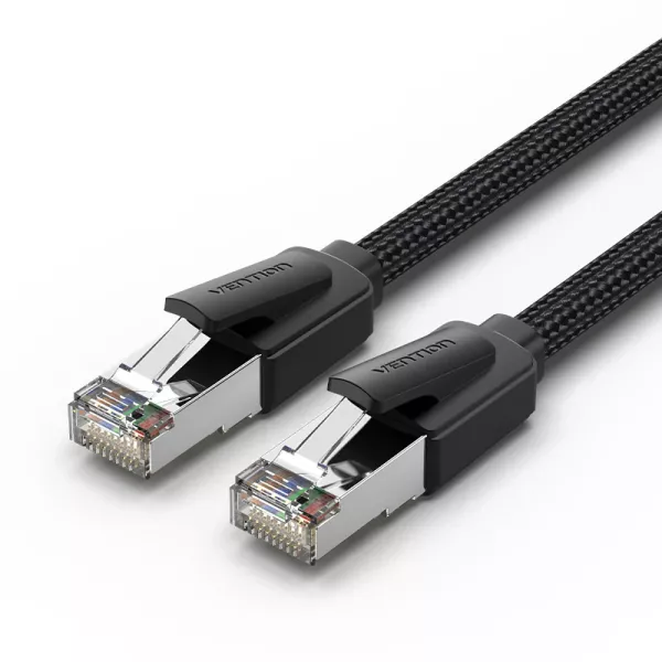 Vention Patch Cable Cotton Braided Cat8 SFTP 0.5M ...