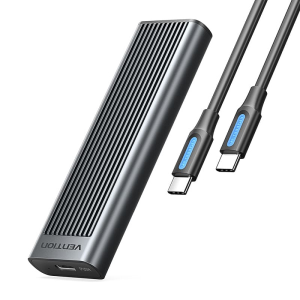 Vention M.2 NVMe & SATA SSD Enclosure Type-C G...
