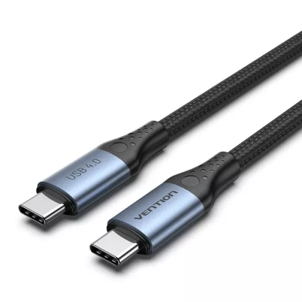 Vention Cotton Braided USB 4.0 C Male to C Male 5A...