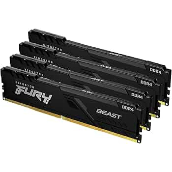 RAM Kingston DDR4 3200Mhz Fury Beast KF43C16BBK4/1...