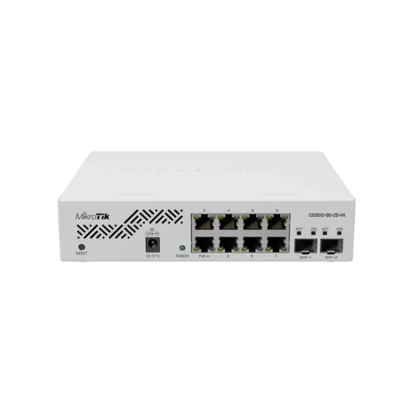 Switch MIKROTIK CSS610-8G-2S+IN