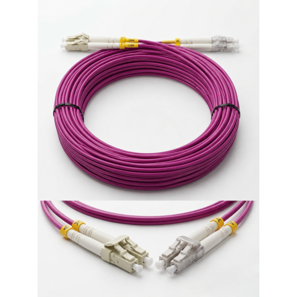 Fiber Optic Patch Cord ODEX LC-LC OM4 Duplex 20m