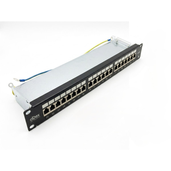 Patch Panel ODEX Cat5E FTP Loaded 24 Ports PP24-1U...