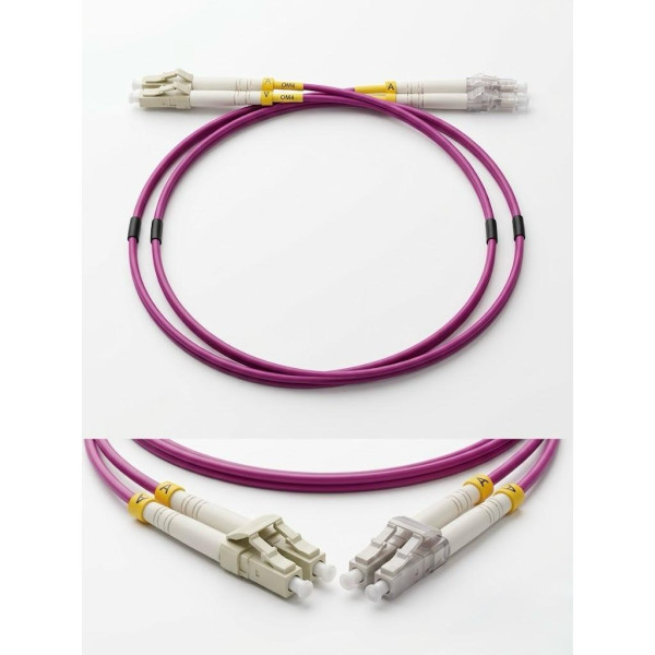 Fiber Optic Patch Cord ODEX LC-LC OM4 Duplex 10m