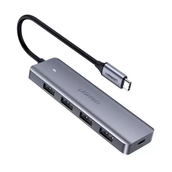 Splitter UGREEN 4-Port USB3.0 Hub with USB-C Power...