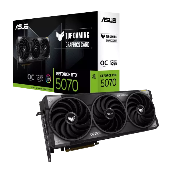 Video ASUS TUF Gaming OC 3Fan RTX 5070 12GB GDDR7