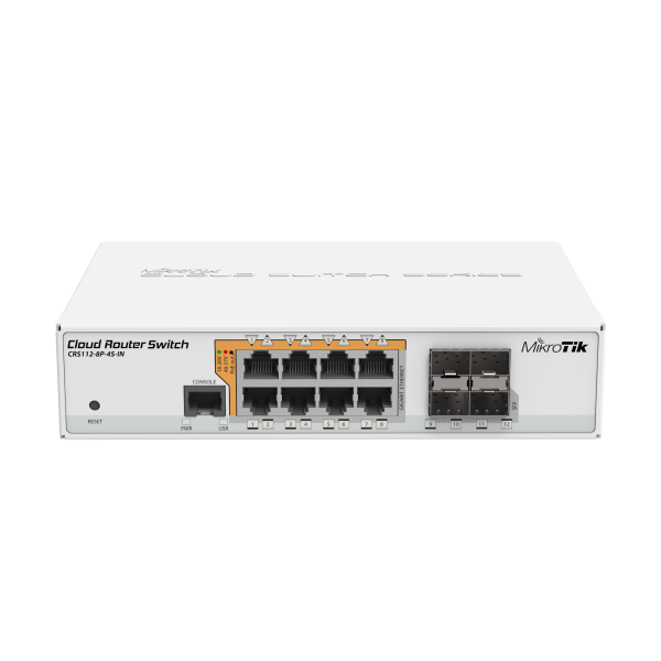 Cloud Router Switch MIKROTIK CRS112-8P-4S-IN