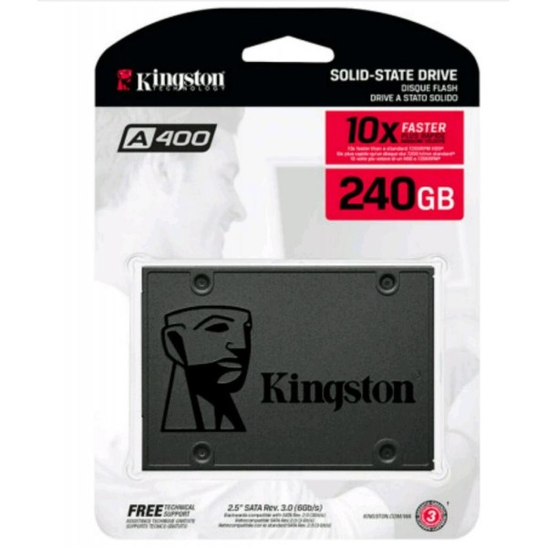 Internal SSD Kingston A400 240GB SATA 3 2.5" 