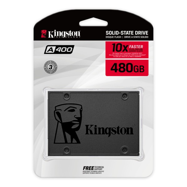 Internal SSD Kingston A400 480GB SATA 3 2.5"