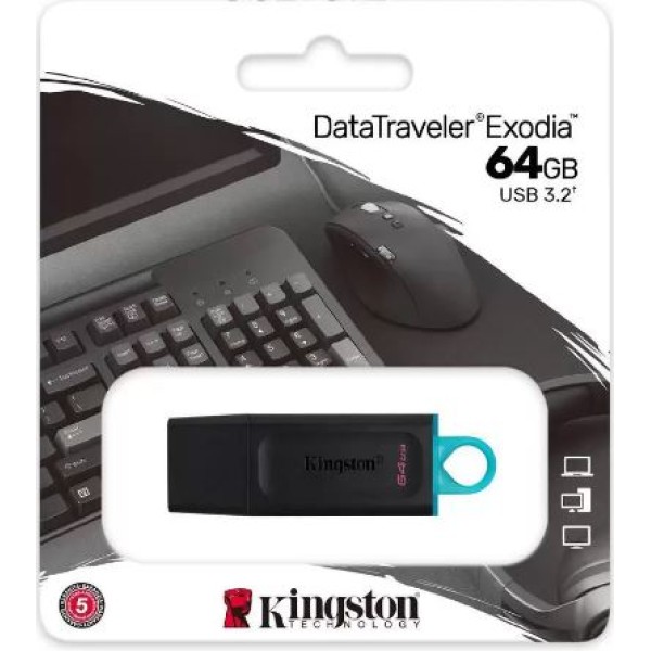 USB 3.2 Flash Drive KINGSTON 64GB (DTX/64GB)