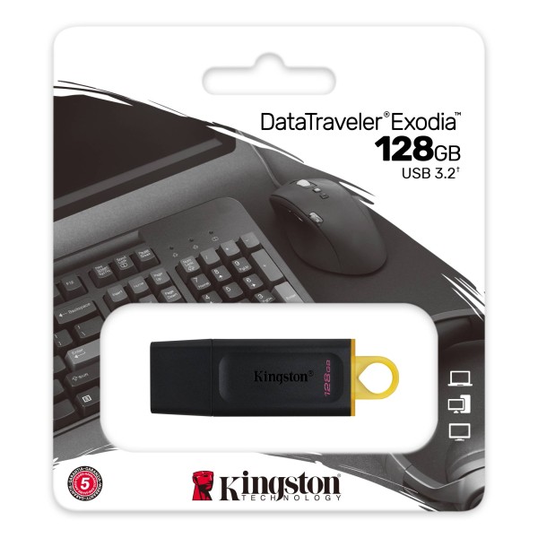 USB 3.2 Flash Drive KINGSTON 128GB  (DTX/128GB)