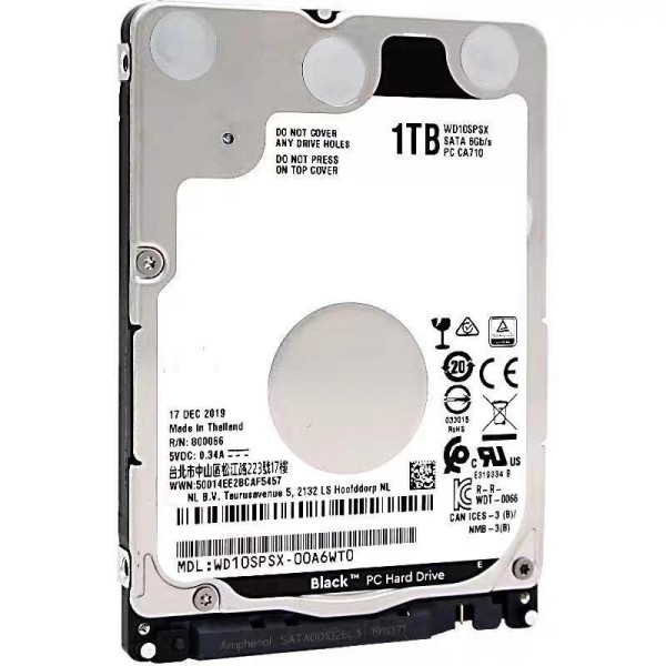 HDD for laptop WD 1TB  7200RPM (WD10SPSX ) 2.5&quo...