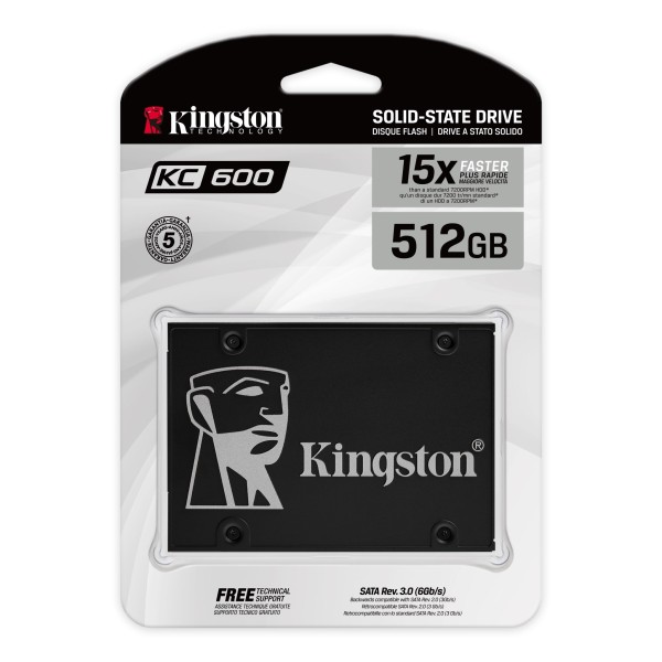 SSD KINGSTON SKC600/512G 512GB