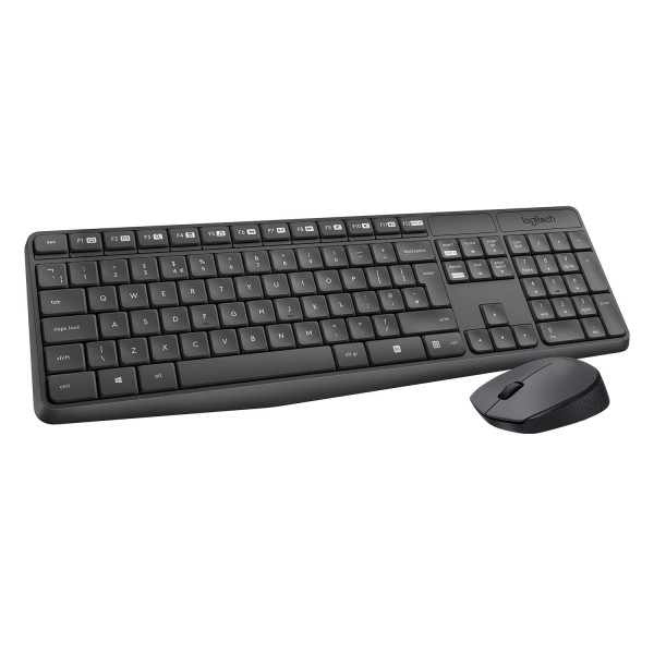 Wireless keyboard and mouse logitech MK235 GREY co...