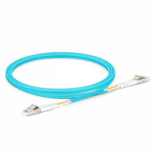 FS.COM Multimode OM4 50/125 , Fiber Optic Patch cable ( LC/UPC - LC/UPC Duplex ) 2m