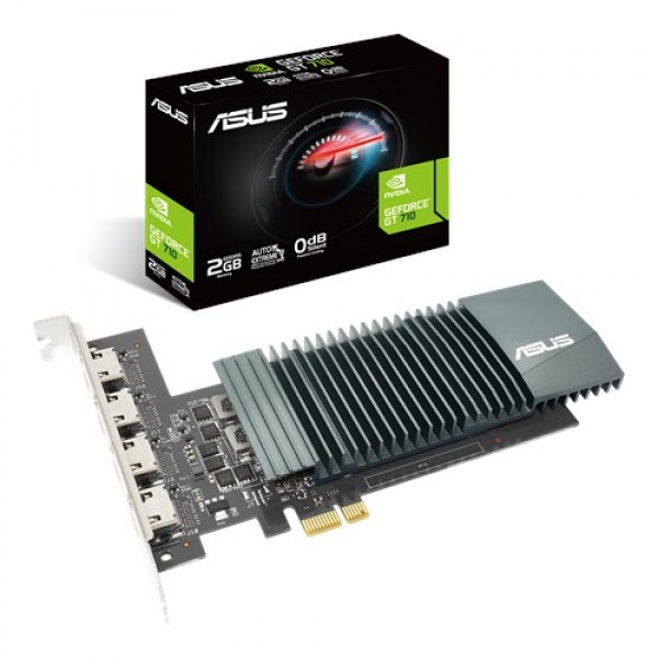 Videocard ASUS GT710 2GB with 4 HDMI ports 