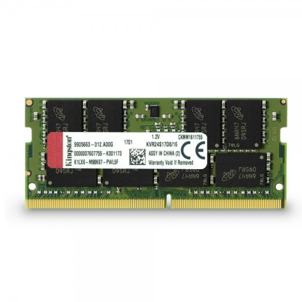 RAM FOR LAPTOP KINGSTON DDR4L 16GB 2400Mhz KVR24S1...